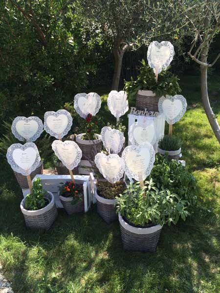 TABLE DE MARIAGE